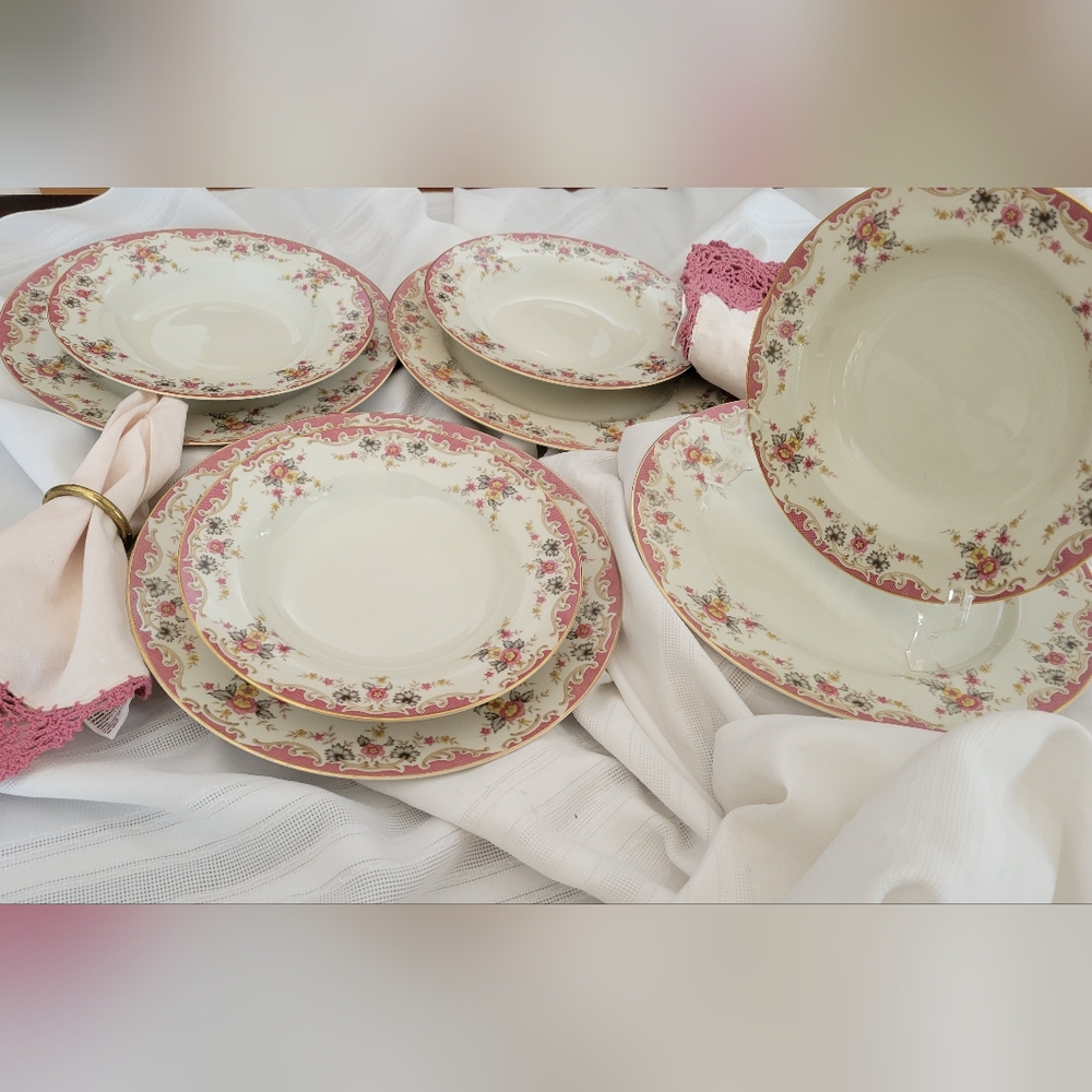 Mikasa- Shelly Floral Dinner Set (4)